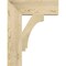 Ekena Millwork Imperial Block Rough Sawn Bracket, Douglas Fir, 4"W x 14"D x 18"H BKT04X14X18IMP05RDF - alternate 2
